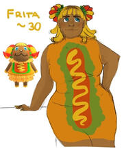 Half-body 10€ + flat colours 5€ = 15€